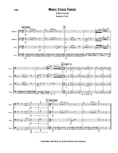 Marvel Studios Fanfare 3 (arr. Tim Olt)
