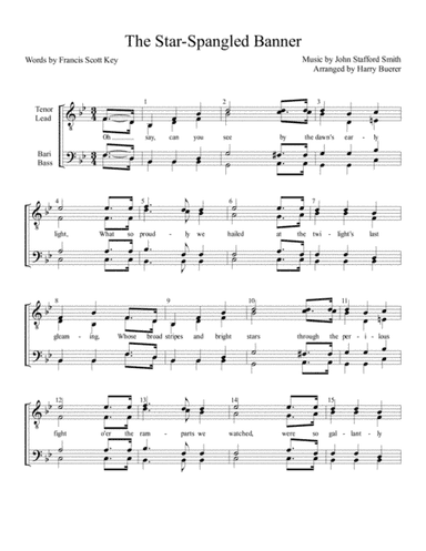 The Star-Spangled Banner (arr. Harry Buerer)