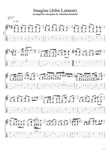 Imagine (arr. Vilakshan Kandwal)