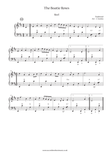 The Boatie Rows (arr. Julia Gordon)