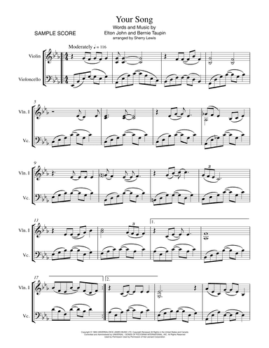 Your Song (arr. Sherry Lewis)
