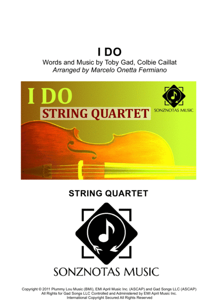 I Do (arr. Marcelo Onetta Fermiano)