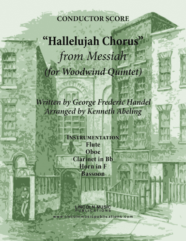 Handel - Hallelujah Chorus from Messiah (for Woodwind Quintet) (arr. Kenneth Abeling)
