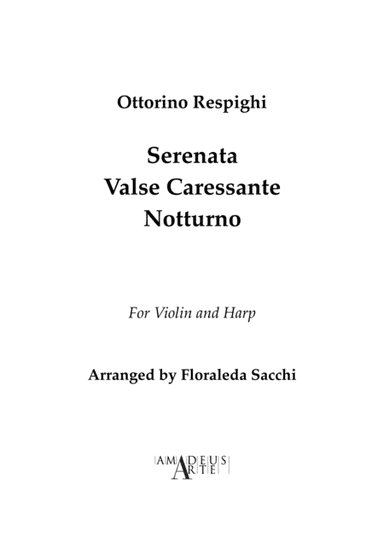 Serenata, Valse Caressante, Notturno