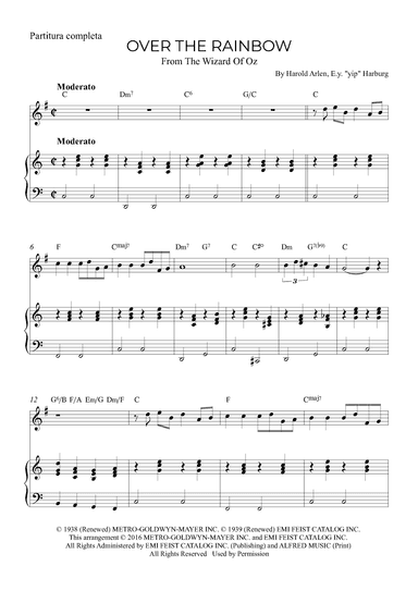 Over The Rainbow (arr. Alex Nunes Rodrigues)