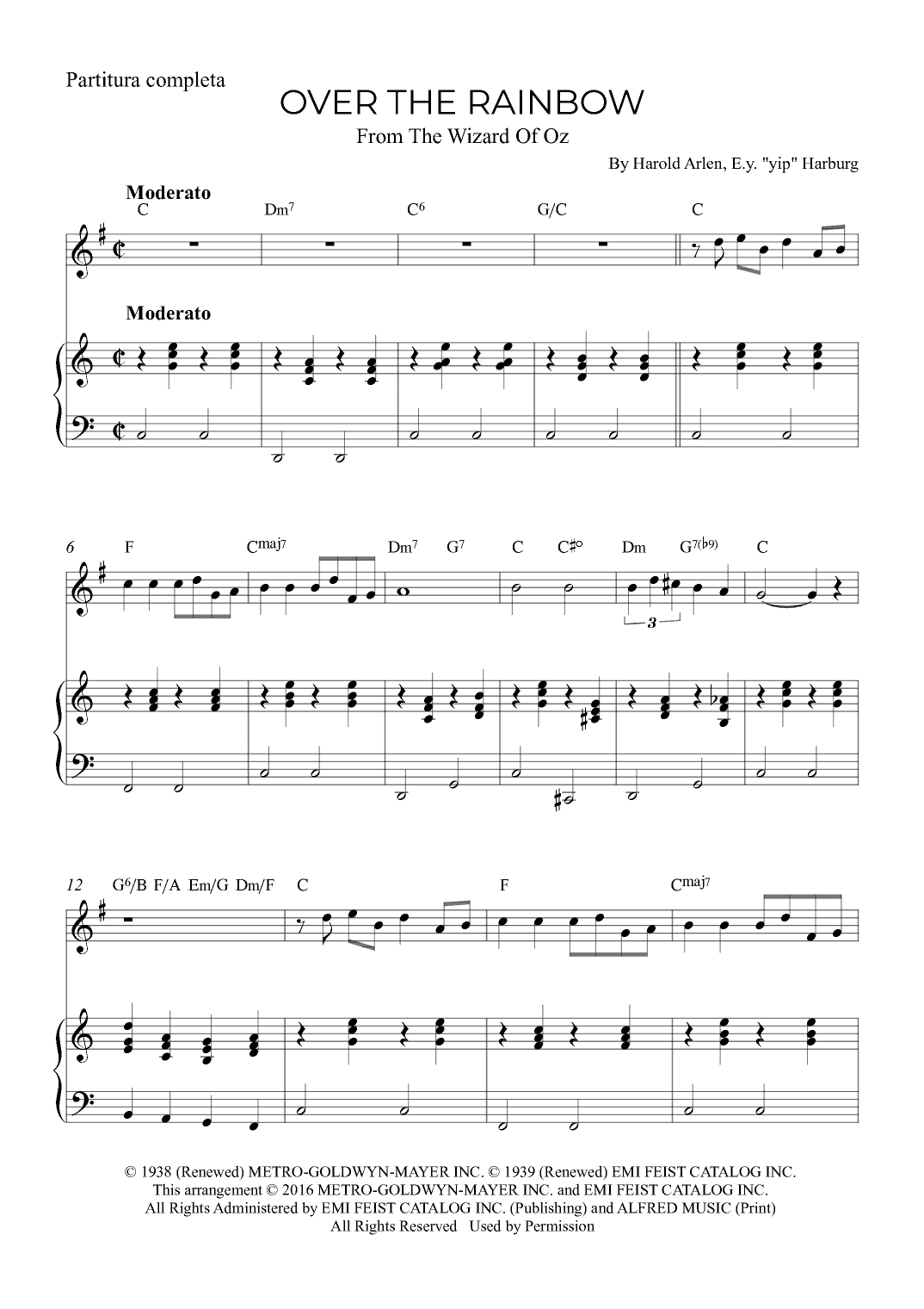 Over The Rainbow (arr. Alex Nunes Rodrigues)