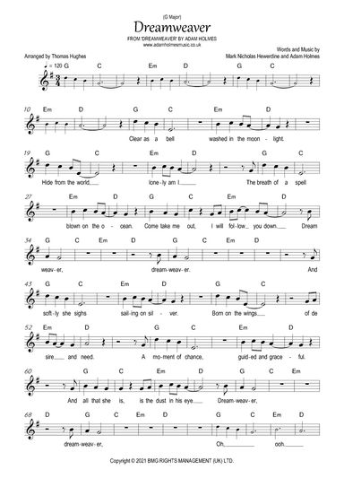 Dreamweaver (arr. Thomas Hughes)