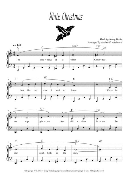 White Christmas (arr. Andrea P. Alcántara)