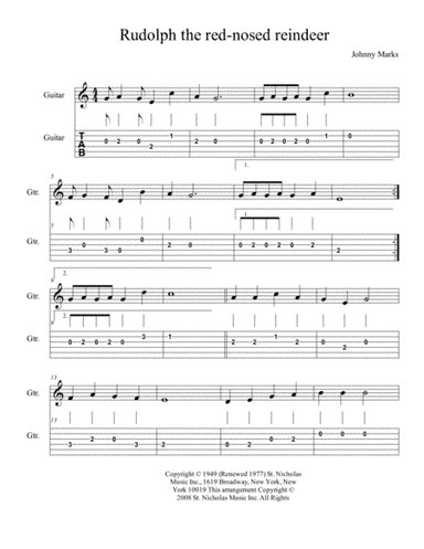 Rudolph The Red-nosed Reindeer (arr. José Villamayor)