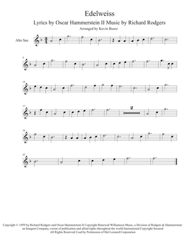 Edelweiss (arr. Kevin Busse)