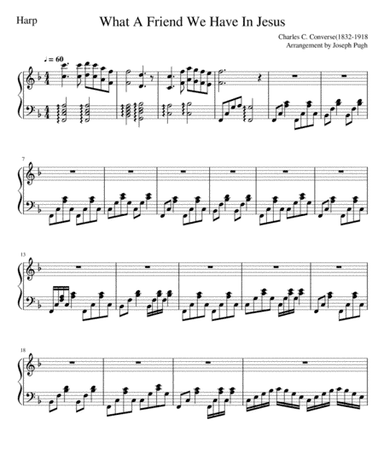 What A Friend We Have In Jesus (Oboe or Flute Solo) (arr. Joseph Pugh)
