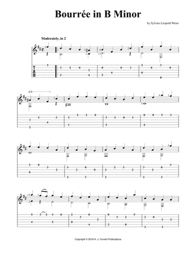 Bourrée in B Minor (arr. Mark Phillips)