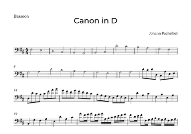 Canon in D (arr. Alex Nunes Rodrigues)