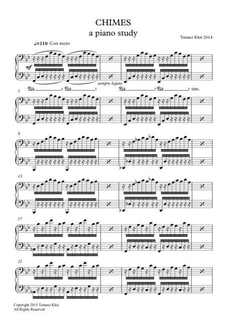 CHIMES a piano study