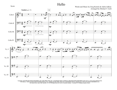 Hello (arr. Michael T. Geib)