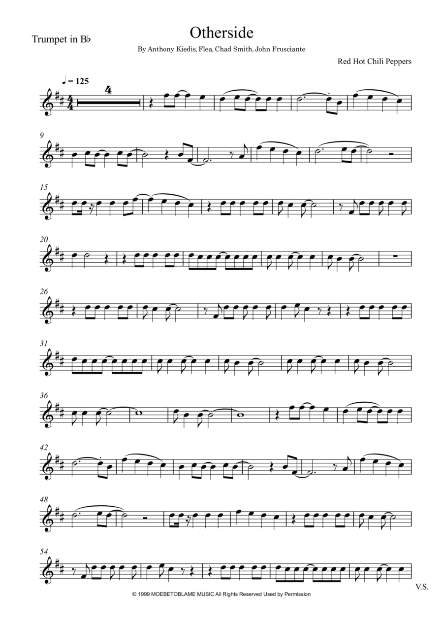 Otherside (arr. ANDRE LAITANO)
