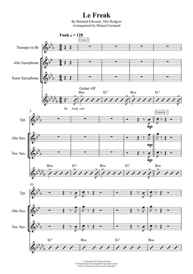 Le Freak (arr. Manuel Guinand)