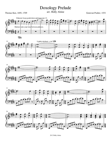 Doxology Prelude (arr. Holly Aloise)
