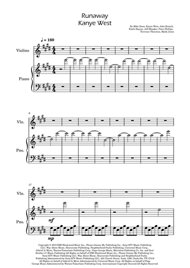 Runaway (arr. Ygor Nunes)