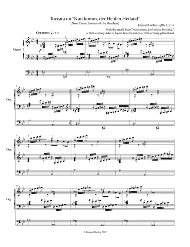 Toccata on "Nun komm, der Heiden Heiland"