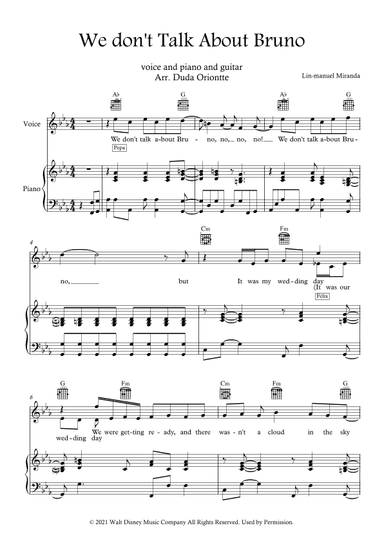 We Don't Talk About Bruno (arr. Duda Oriontte)