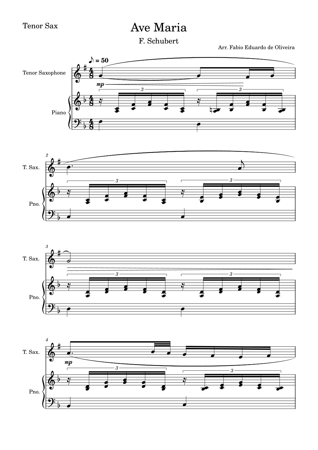 Ave Maria (Schubert) (arr. Fabio Eduardo de Oliveira)