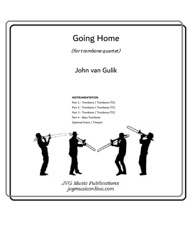Going Home - Trombone Quartet (arr. John van Gulik)