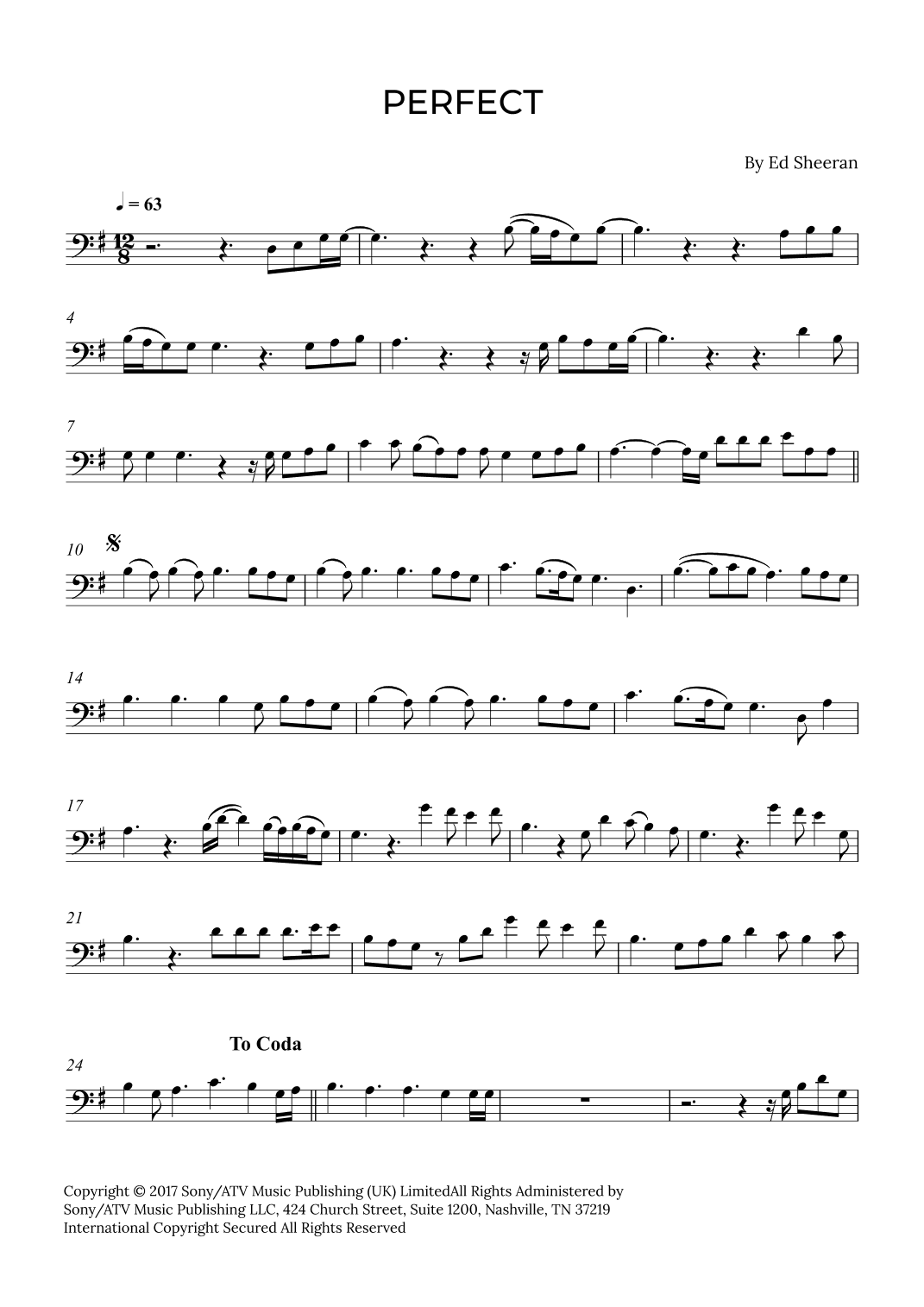 Perfect (arr. Alex Nunes Rodrigues)