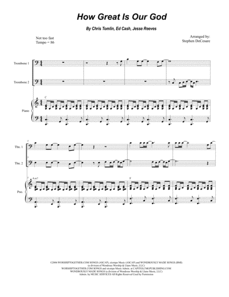 How Great Is Our God (arr. Stephen DeCesare)