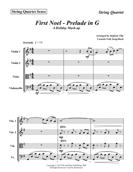 First Noel - Prelude in G (arr. Stefanie Fife)