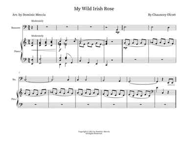 My Wild Irish Rose (arr. Dominic Meccia)