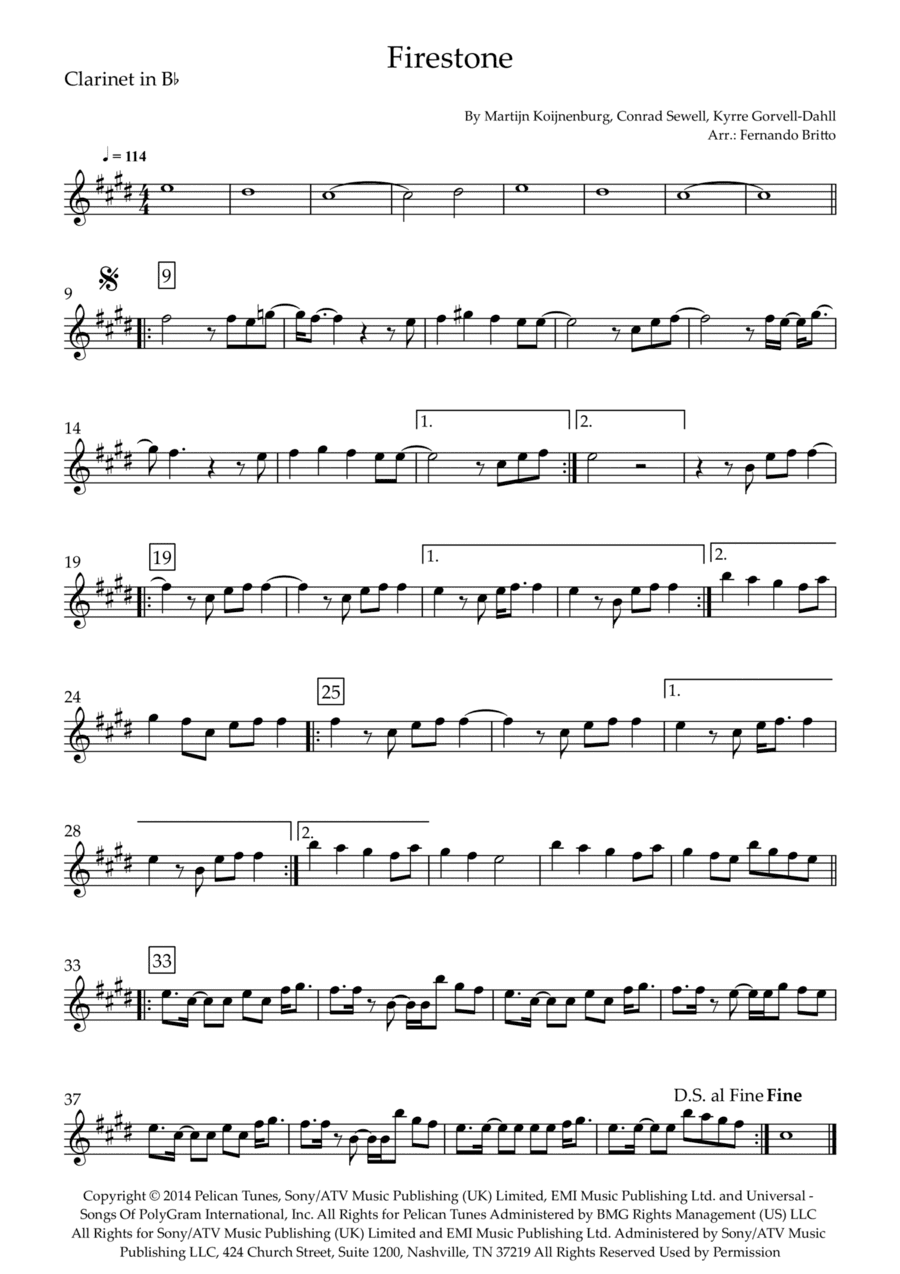 Firestone (arr. Fernando Britto)