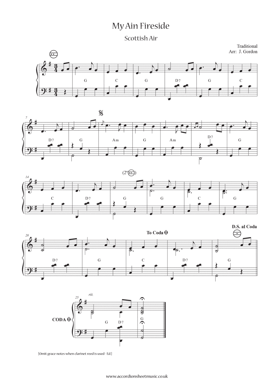 My Ain Fireside (arr. Julia Gordon)