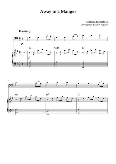 Away in a Manger (arr. Kaiserin Rebecca)