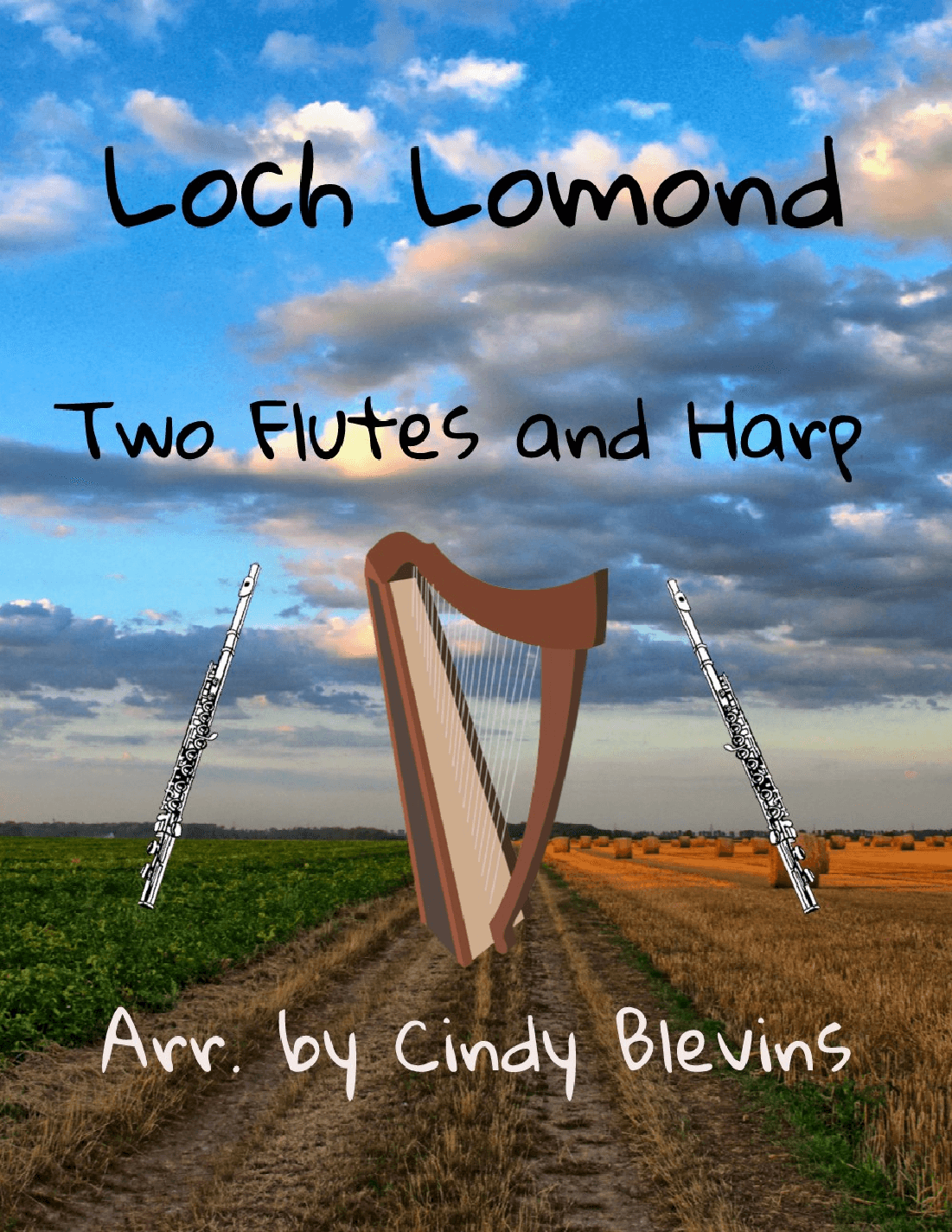 Loch Lomond, Two Flutes and Harp (arr. Cindy Blevins)