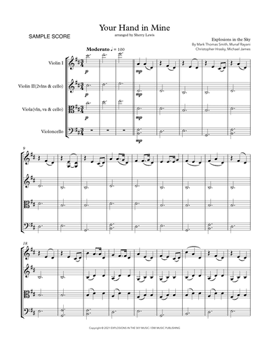 Your Hand In Mine (arr. Sherry Lewis)