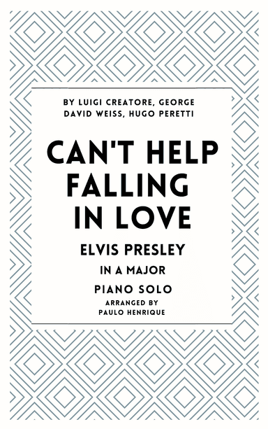 Can't Help Falling In Love (arr. Paulo Henrique)
