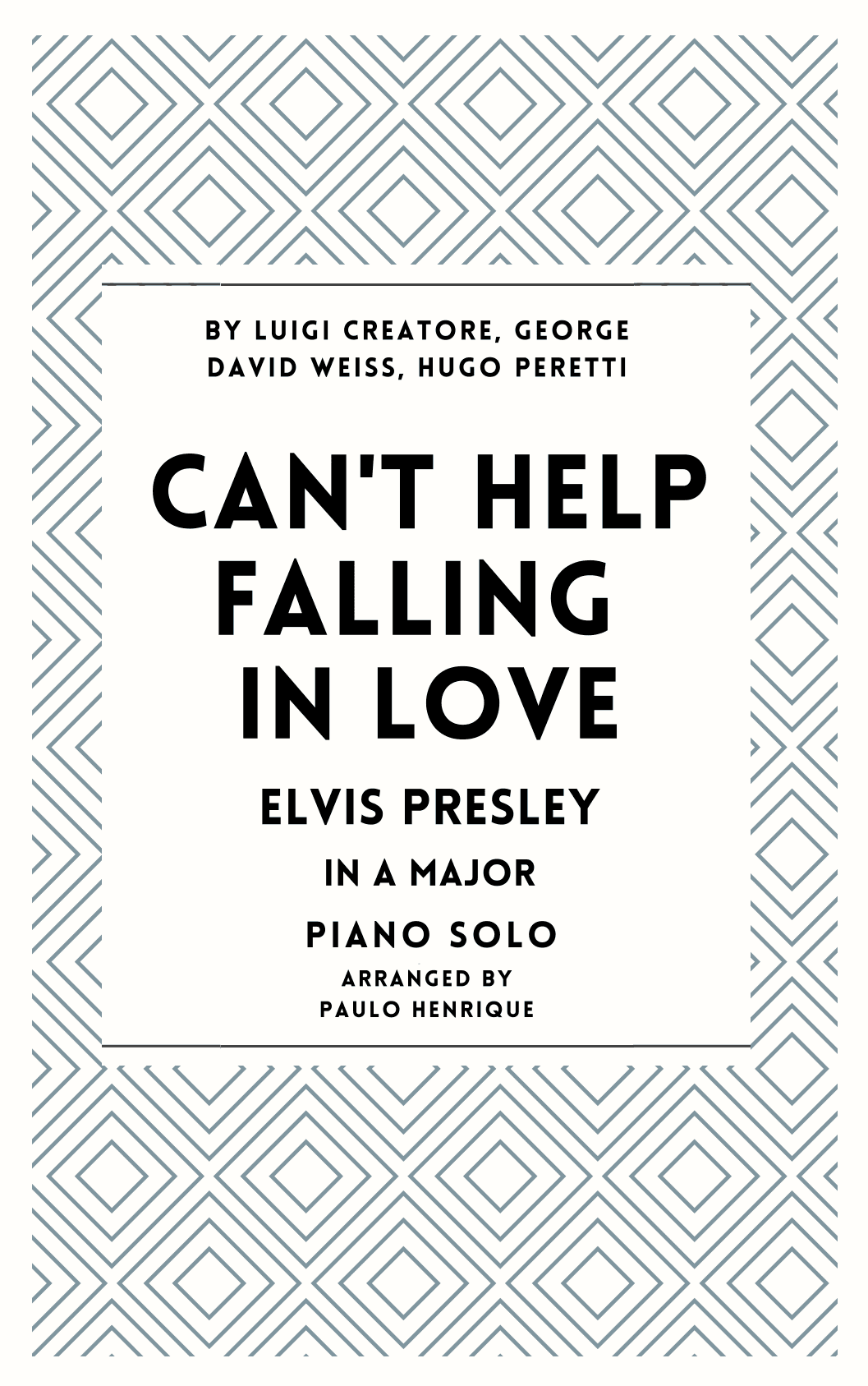 Can't Help Falling In Love (arr. Paulo Henrique)