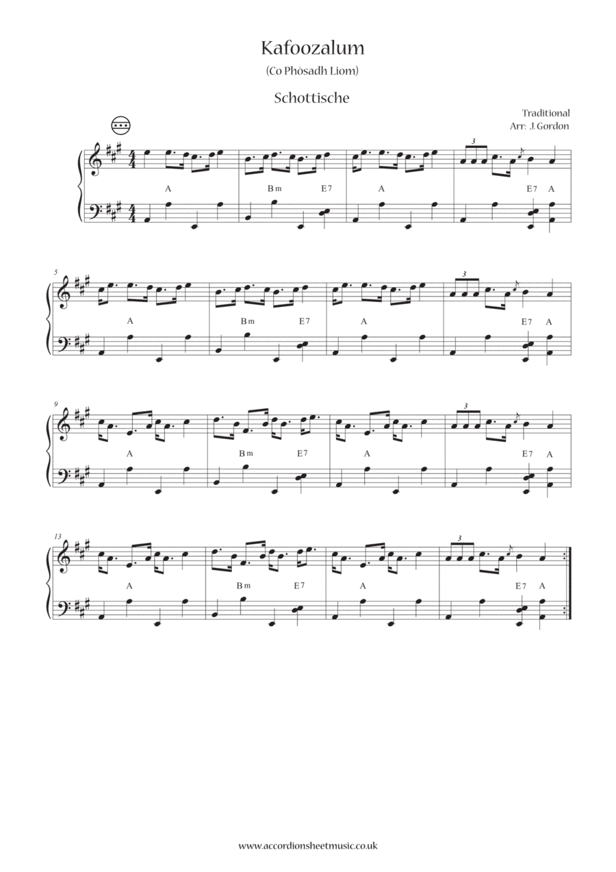 Kafoozalum (arr. Julia Gordon)