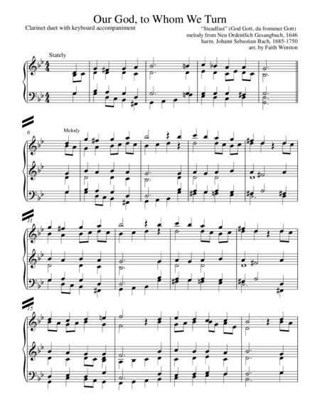 Our God, to Whom We Turn (arr. Faith Winston)