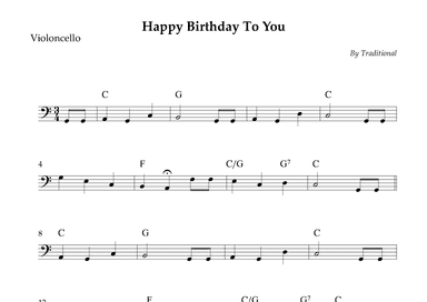 Happy Birthday To You (arr. Wesley S. SIlva)