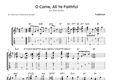 O Come, All Ye Faithful (arr. Bronson Ferdinand Wright)