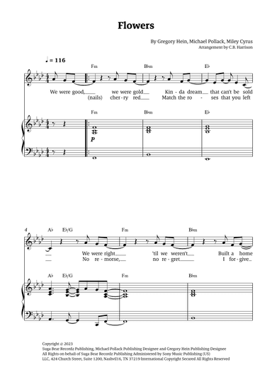 Flowers (arr. C. B. Harrison)