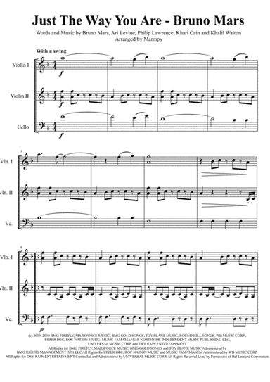 Just The Way You Are (arr. Marmpy)