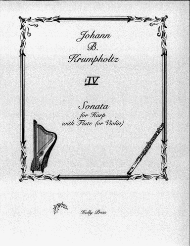 Sonata No. 4 for Harp and Flute (or Violin) (arr. Holly Avesian)