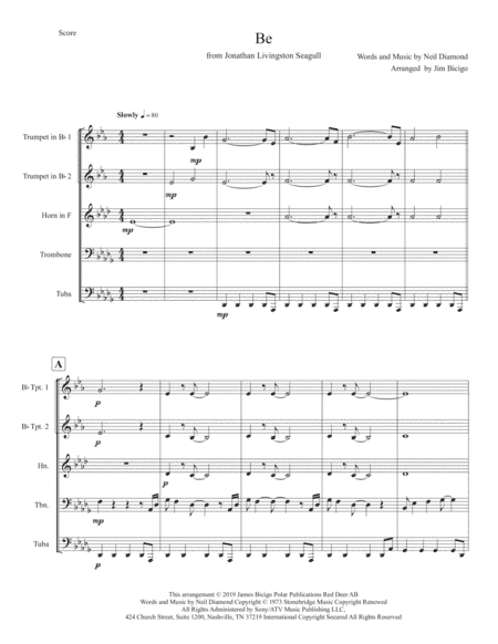 Be (arr. Jim Bicigo)