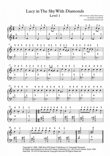 Lucy In The Sky With Diamonds (arr. Pedro Lutterbach)