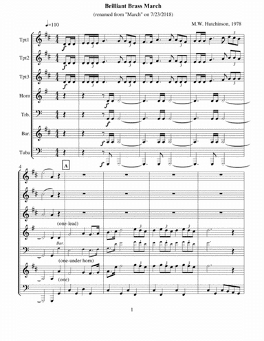 Brilliant Brass March