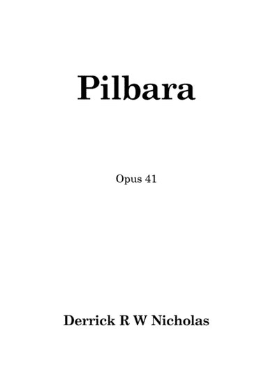 Pilbara - Full Score + Parts