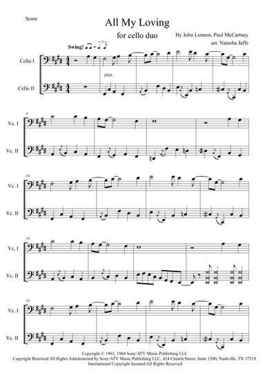 All My Loving (arr. Natasha Jaffe)